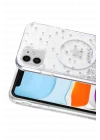 Mey İthalat®   iPhone 11 Misk Simli Magsafe Kapak - Desen 1