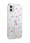 Mey İthalat®   iPhone 11 Misk Simli Magsafe Kapak - Desen 4