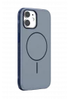 Mey İthalat®   iPhone 11 Neksa Magsafe Kapak - Lacivert