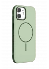 Mey İthalat®   iPhone 11 Neksa Magsafe Kapak - Yeşil