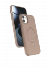 Mey İthalat®   iPhone 11 Regal Magsafe Standlı Kapak - Çöl Titanyum