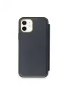Mey İthalat®  iPhone 12 Kılıf Dolpin Kapaklı - Lacivert