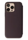 Mey İthalat®  iPhone 13 Pro Kılıf Dolpin Kapaklı - Derin Mor