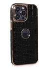 Mey İthalat®   iPhone 13 Pro Max Kılıf Snake Kapak - Siyah
