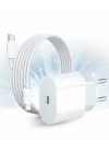 Mey İthalat® iPhone 14 13 12 Mini 11 XR XS X 20W Hızlı Şarj Adaptörü