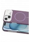 Mey İthalat®   iPhone 14 Export Magsafe Kapak - Mor