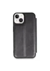 Mey İthalat®   iPhone 14 Kılıf Flip Cover - Siyah