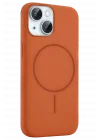 Mey İthalat®   iPhone 14 Kılıf Jully Magsafe Kapak - Turuncu