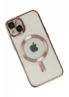 Mey İthalat®   iPhone 14 Kılıf Kross Magneticsafe Kapak - Rose