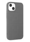 Mey İthalat®   iPhone 14 Kılıf Nano içi Kadife Silikon - Gri