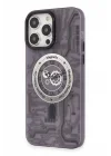 Mey İthalat®  iPhone 14 Pro Kılıf Apollo Magneticsafe Desenli Kapak - Apollo Mor - 5