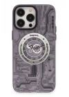 Mey İthalat®  iPhone 14 Pro Kılıf Apollo Magneticsafe Desenli Kapak - Apollo Mor - 5