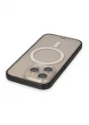 Mey İthalat®  iPhone 14 Pro Kılıf Grand Magneticsafe Kapak - Siyah