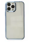 Mey İthalat®   iPhone 14 Pro Max Kılıf Element Silikon - Sky Blue