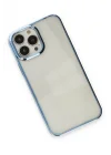 Mey İthalat®   iPhone 14 Pro Max Kılıf Element Silikon - Sky Blue