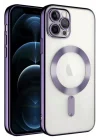 Mey İthalat®   iPhone 14 Pro Max Kılıf Kross Magneticsafe Kapak - Mor