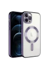 Mey İthalat®   iPhone 14 Pro Max Kılıf Kross Magneticsafe Kapak - Mor