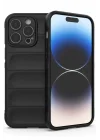 Mey İthalat®   iPhone 14 Pro Max Kılıf Optimum Silikon - Siyah