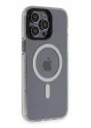 Mey İthalat®   iPhone 14 Pro Max Kılıf Tigra Magsafe Kapak - Beyaz
