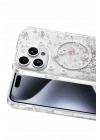 Mey İthalat®   iPhone 14 Pro Max Misk Simli Magsafe Kapak - Desen 2