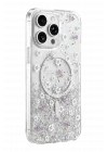 Mey İthalat®   iPhone 14 Pro Max Misk Simli Magsafe Kapak - Desen 2