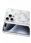 Mey İthalat®   iPhone 14 Pro Max Misk Simli Magsafe Kapak - Desen 3