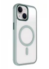 Mey İthalat®   iPhone 14 Terea Magsafe Kapak - Gri
