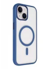 Mey İthalat®   iPhone 14 Terea Magsafe Kapak - Lacivert