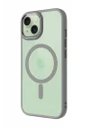 Mey İthalat®   iPhone 14 Terea Magsafe Kapak - Titan Gri