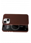 Mey İthalat®   iPhone 14 Vero Magsafe Kapak - Kahverengi