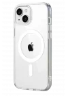 Mey İthalat®   iPhone 15 Combo Sert Şeffaf Magsafe Kapak - Şeffaf