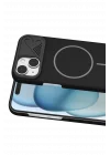 Mey İthalat®   iPhone 15 Export Magsafe Kapak - Siyah