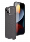 Mey İthalat®   iPhone 15 Kılıf Auto Focus Karbon Kapak - Gri