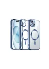 Mey İthalat®   iPhone 15 Kılıf Kross Magneticsafe Kapak - Sierra Blue
