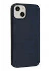 Mey İthalat®   iPhone 15 Kılıf Nano içi Kadife Silikon - Lacivert