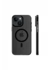 Mey İthalat®  iPhone 15 Line Magsafe Kapak - Siyah
