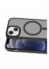 Mey İthalat®   iPhone 15 Megane Magsafe Kapak - Siyah