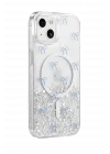 Mey İthalat®   iPhone 15 Misk Simli Magsafe Kapak - Desen 3