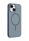 Mey İthalat®   iPhone 15 Neksa Magsafe Kapak - Lacivert
