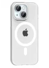 Mey İthalat®   iPhone 15 PC Blank Magsafe Kapak - Şeffaf