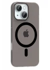 Mey İthalat®   iPhone 15 PC Blank Magsafe Kapak - Siyah