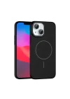 Mey İthalat®   iPhone 15 Plus Broş Magsafe Kapak - Siyah