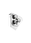 Mey İthalat®   iPhone 15 Pro Max Bilvis Titan Kamera Lens - Gümüş