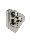 Mey İthalat®   iPhone 15 Pro Max Bilvis Titan Kamera Lens - Titan Gri
