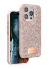Mey İthalat®   iPhone 15 Pro Max Bright Simli Kapak - Pembe