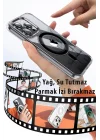 Mey İthalat®  iPhone 15 Pro Max Kılıf Crystal Magsafe Kapak - Şeffaf