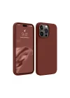 Mey İthalat®   iPhone 15 Pro Max Kılıf First Silikon - Bordo