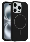 Mey İthalat®   iPhone 15 Pro Max Kılıf Jully Magsafe Kapak - Siyah