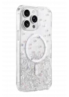 Mey İthalat®   iPhone 15 Pro Max Misk Simli Magsafe Kapak - Desen 1