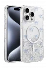 Mey İthalat®   iPhone 15 Pro Max Misk Simli Magsafe Kapak - Desen 3